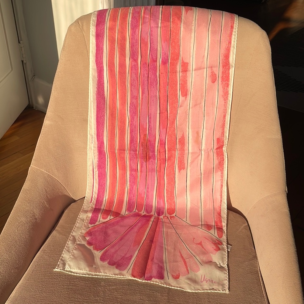 Vintage Pink Vera Neumann Scarf